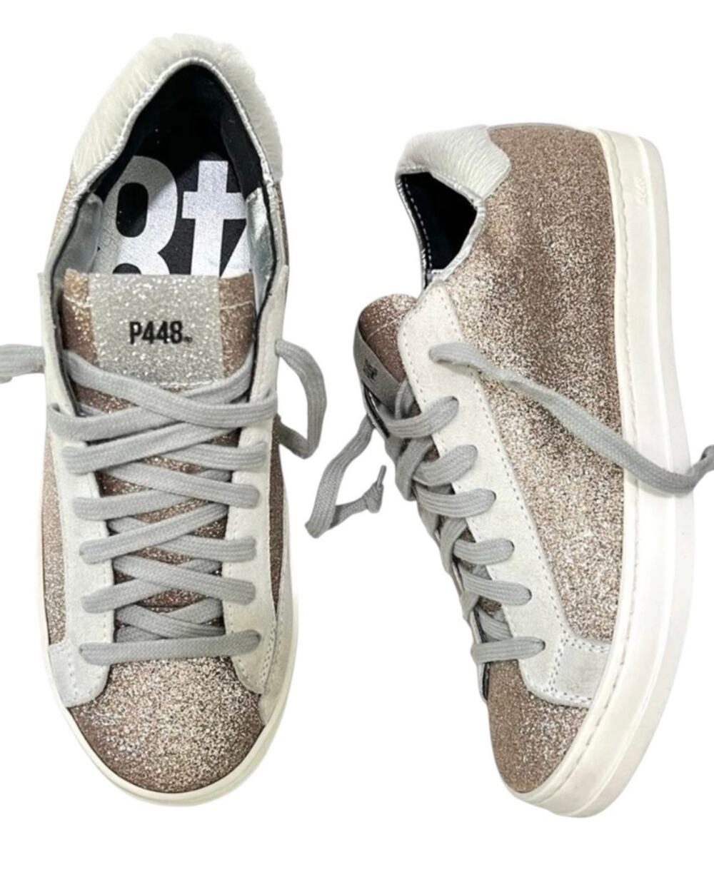 NEW P448 John Sneaker in Glitter Yeti